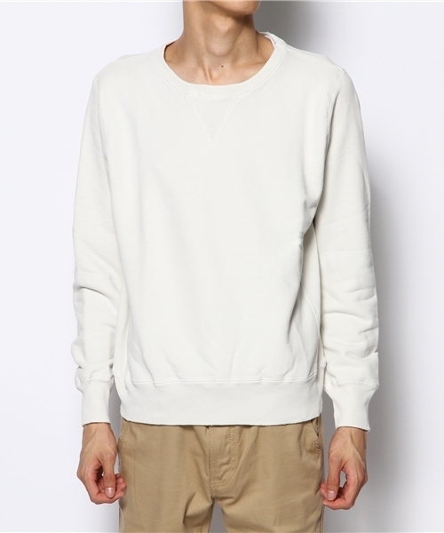 BEAMS PLUS(ビームスプラス)の「REMI RELIEF×BEAMS PLUS / 別注 スウェット クルーネック(スウェット・メンズ・オフホワイト/グレー/ロイヤルブルー・SMALL/MEDIUM/LARGE/X-LARGE)」の9枚目の写真