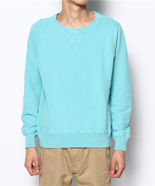 BEAMS PLUS(ビームスプラス)の「REMI RELIEF×BEAMS PLUS / 別注 スウェット クルーネック(スウェット・メンズ・オフホワイト/グレー/ロイヤルブルー・SMALL/MEDIUM/LARGE/X-LARGE)」の11枚目の写真