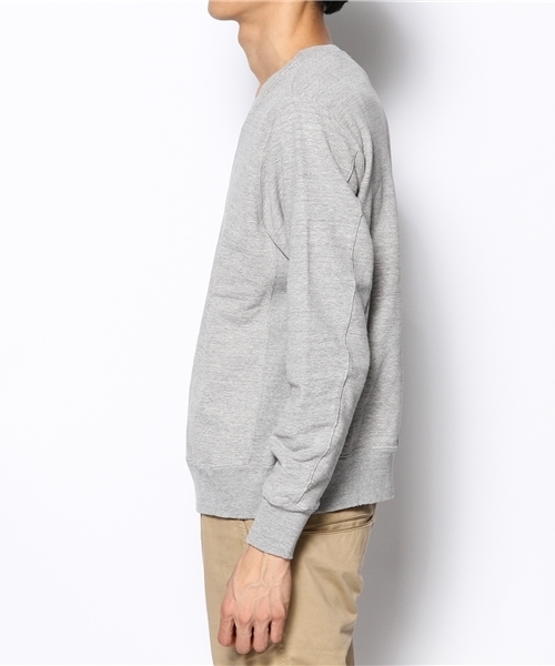 BEAMS PLUS(ビームスプラス)の「REMI RELIEF×BEAMS PLUS / 別注 スウェット クルーネック(スウェット・メンズ・オフホワイト/グレー/ロイヤルブルー・SMALL/MEDIUM/LARGE/X-LARGE)」の4枚目の写真