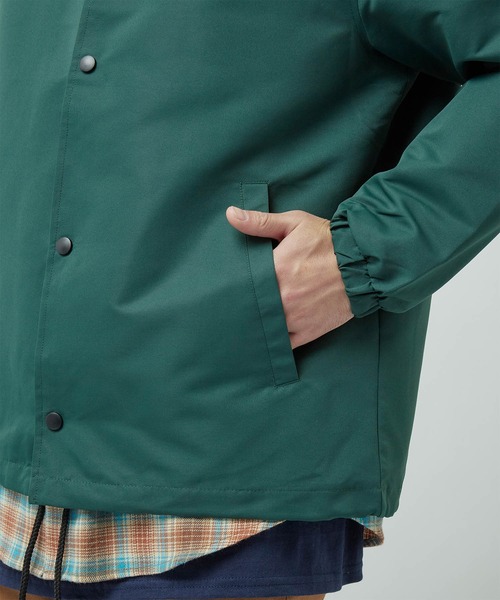 MONO-MART（モノマート）の「オーバーサイズタスラン加工ナイロンコーチジャケット（ブルゾン・メンズ・ブラック/ベージュ/ネイビー/レッド/カーキ/イエロー/グリーン/グリーン系カモフラージュ・M/L/XL）」の17枚目の写真