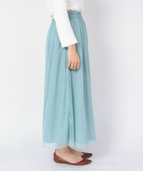 SHIPS（シップス）の「【手洗い可能】リバーシブルチュールスカート◇（スカート・レディース・ライトグリーン/ライトグレー/ネイビー・ONE SIZE）」の11枚目の写真