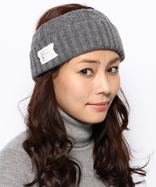 Ray BEAMS（レイビームス）の「□RACAL / ケーブルリブ ヘッドバンド（ヘアバンド・レディース・グレー/レッド系その他/グリーン系その他/ネイビー・ONE SIZE）」の11枚目の写真