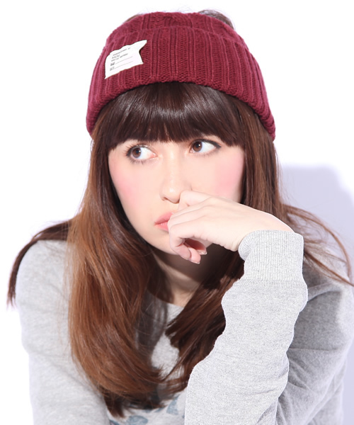 Ray BEAMS（レイビームス）の「□RACAL / ケーブルリブ ヘッドバンド（ヘアバンド・レディース・グレー/レッド系その他/グリーン系その他/ネイビー・ONE SIZE）」の4枚目の写真