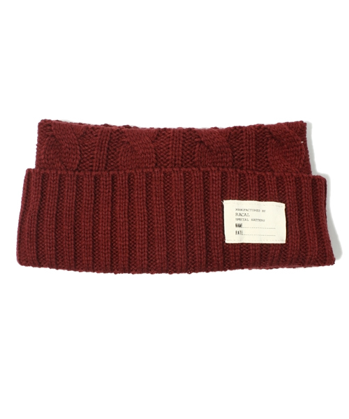 Ray BEAMS（レイビームス）の「□RACAL / ケーブルリブ ヘッドバンド（ヘアバンド・レディース・グレー/レッド系その他/グリーン系その他/ネイビー・ONE SIZE）」の5枚目の写真