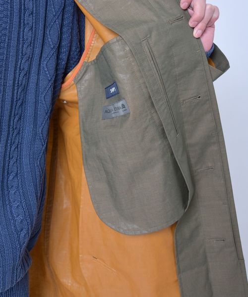 セール】【Begin5月号掲載】SC: 小松マテーレ AQUADIMA ステンカラー