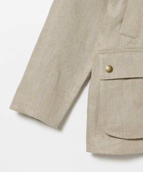 【極美品/肉厚リネン】Barbour BEDALE SL モノトーン 34 極美品/肉厚リネン】Barbour BEDALE SL モノトーン 34