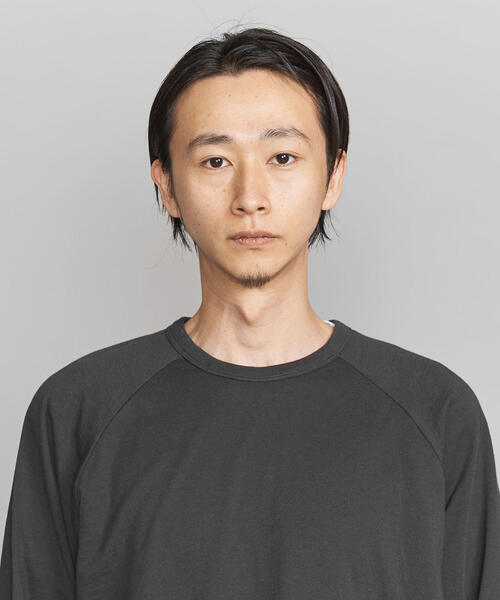 BEAUTY&YOUTH UNITED ARROWS（ビューティーアンドユースユナイテッドアローズ）の「BY  ラグラン ワイドフォルム カットソー о（Tシャツ/カットソー・メンズ・ダークグレー/ライム/ホワイト・SMALL/MEDIUM/LARGE/X-LARGE）」の10枚目の写真