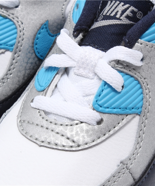 NIKE（ナイキ）の「ベビー キッズ ナイキ エアマックス トドラー NIKE AIR MAX 90 (TD) 408110（スニーカー・キッズ・ホワイト・15cm/16cm/12cm/13cm/14cm）」の3枚目の写真