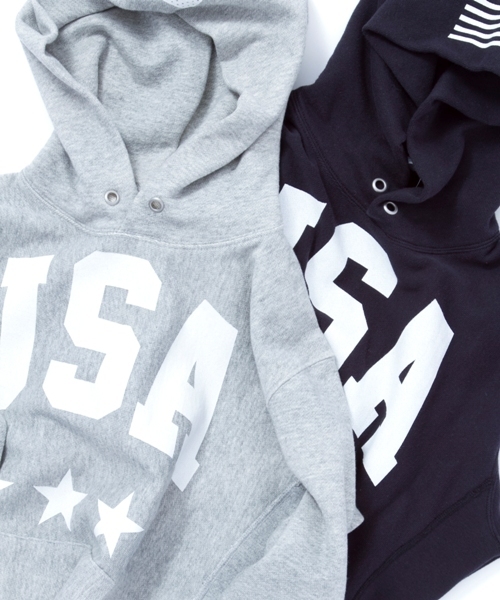 MONKEY TIME（モンキータイム）の「＜MT×Champion＞∴ R/W HOODED/パーカー（パーカー・メンズ・ブラック/グレー・SMALL/MEDIUM/LARGE）」の13枚目の写真