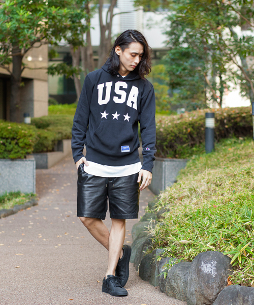 MONKEY TIME（モンキータイム）の「＜MT×Champion＞∴ R/W HOODED/パーカー（パーカー・メンズ・ブラック/グレー・SMALL/MEDIUM/LARGE）」の14枚目の写真