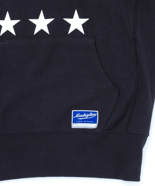 MONKEY TIME（モンキータイム）の「＜MT×Champion＞∴ R/W HOODED/パーカー（パーカー・メンズ・ブラック/グレー・SMALL/MEDIUM/LARGE）」の10枚目の写真