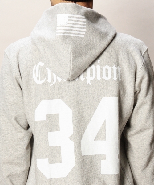 MONKEY TIME（モンキータイム）の「＜MT×Champion＞∴ R/W HOODED/パーカー（パーカー・メンズ・ブラック/グレー・SMALL/MEDIUM/LARGE）」の20枚目の写真