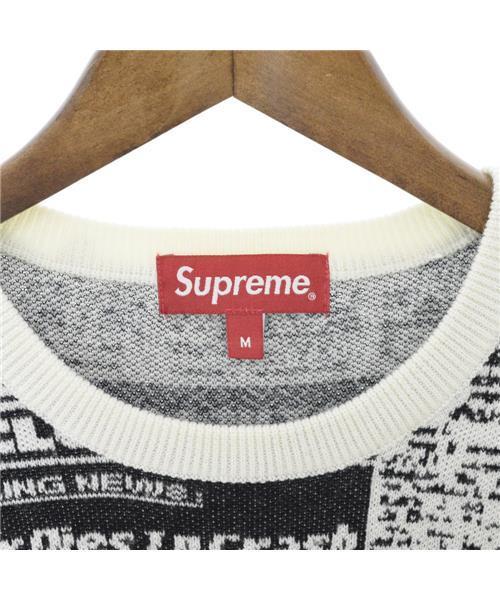 Supreme 新聞プリント セーター ニット