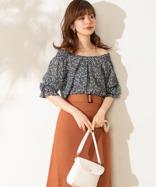 natural couture（ナチュラルクチュール）の「プチプラキャンディスリーブブラウス（シャツ/ブラウス・レディース・オフホワイト/ブラック/ベージュ/ベージュ系その他/ブルー系その他・FREE）」の22枚目の写真