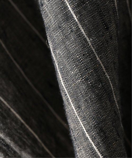 EDIFICE（エディフィス）の「リネン パターン 7分袖 カッタウェイカラー シャツ（シャツ/ブラウス・メンズ・ネイビー/ブラック/ホワイト・LARGE/X-LARGE/SMALL/MEDIUM）」の15枚目の写真