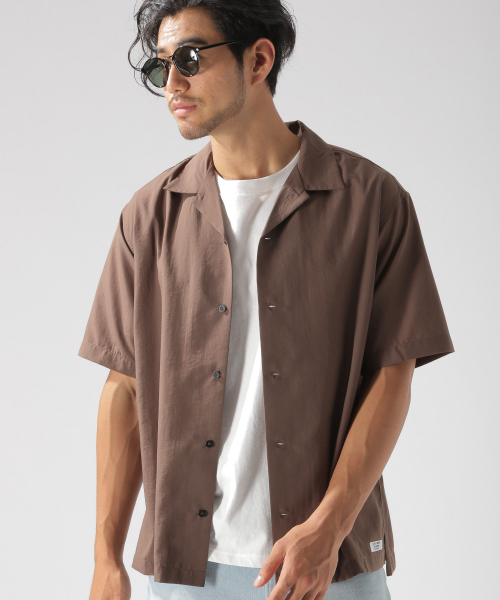 BAYFLOW（ベイフロー）の「ヨウリュウS/Sシャツ（シャツ/ブラウス・メンズ・ブラック/ダークブラウン/ネイビー・MEDIUM/LARGE）」の2枚目の写真