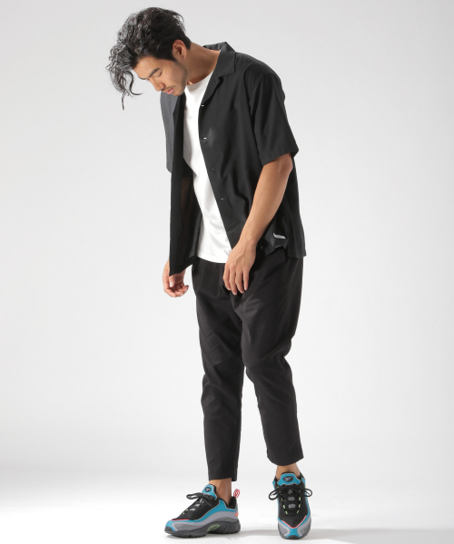 BAYFLOW（ベイフロー）の「ヨウリュウS/Sシャツ（シャツ/ブラウス・メンズ・ブラック/ダークブラウン/ネイビー・MEDIUM/LARGE）」の5枚目の写真