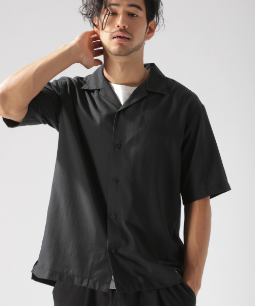 BAYFLOW（ベイフロー）の「ヨウリュウS/Sシャツ（シャツ/ブラウス・メンズ・ブラック/ダークブラウン/ネイビー・MEDIUM/LARGE）」の11枚目の写真