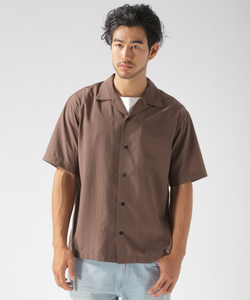 BAYFLOW（ベイフロー）の「ヨウリュウS/Sシャツ（シャツ/ブラウス・メンズ・ブラック/ダークブラウン/ネイビー・MEDIUM/LARGE）」の14枚目の写真