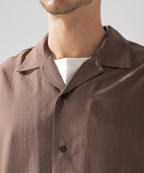 BAYFLOW（ベイフロー）の「ヨウリュウS/Sシャツ（シャツ/ブラウス・メンズ・ブラック/ダークブラウン/ネイビー・MEDIUM/LARGE）」の16枚目の写真