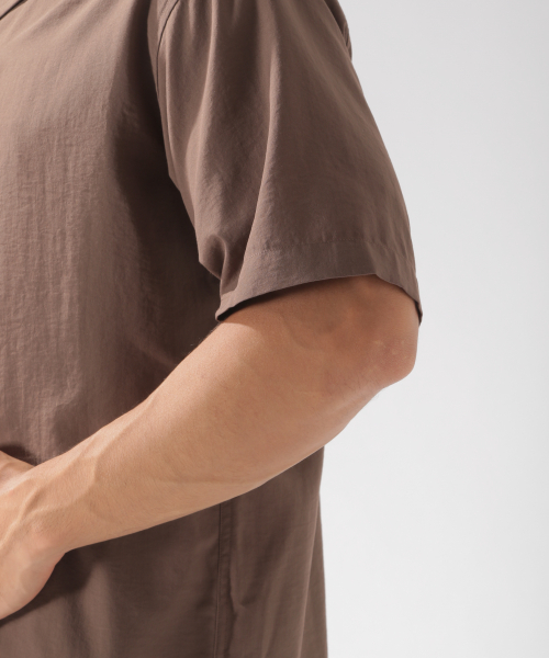 BAYFLOW（ベイフロー）の「ヨウリュウS/Sシャツ（シャツ/ブラウス・メンズ・ブラック/ダークブラウン/ネイビー・MEDIUM/LARGE）」の9枚目の写真