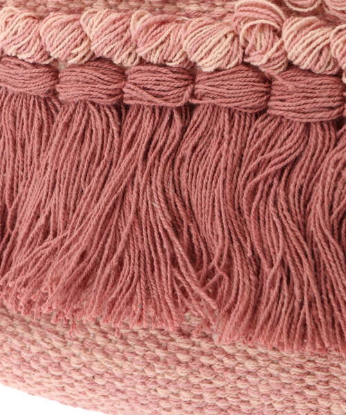 ALEXIA STAM(アリシアスタン)の「Fringe Tassel Woven Tote Bag/フリンジタッセルトートバッグ(ハンドバッグ・レディース・アイボリー/ピンク・FREE)」の16枚目の写真