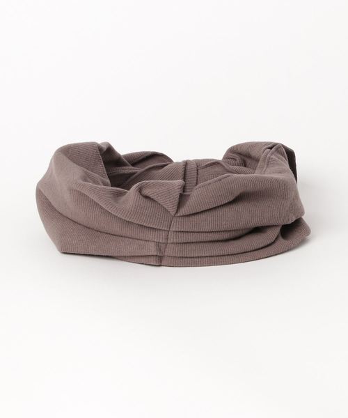 classicalelf（クラシカルエルフ）の「BIGリボンリブヘアターバン（ヘアバンド・レディース・チャコールグレー/ブラック/アイボリー・ONE SIZE）」の7枚目の写真