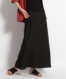niko and... | リネンレーヨンツイルフレアロングスカート(スカート)