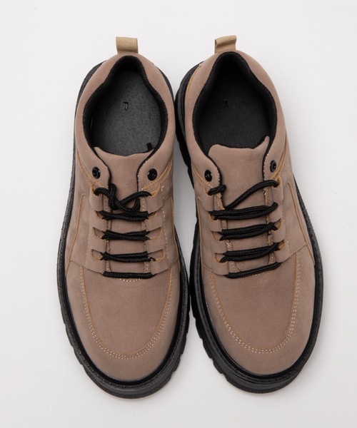 WEGO（ウィゴー）の「WEGO/トレッキングスニーカー（スニーカー・レディース・ブラック/ベージュ・MEDIUM/LARGE）」の6枚目の写真