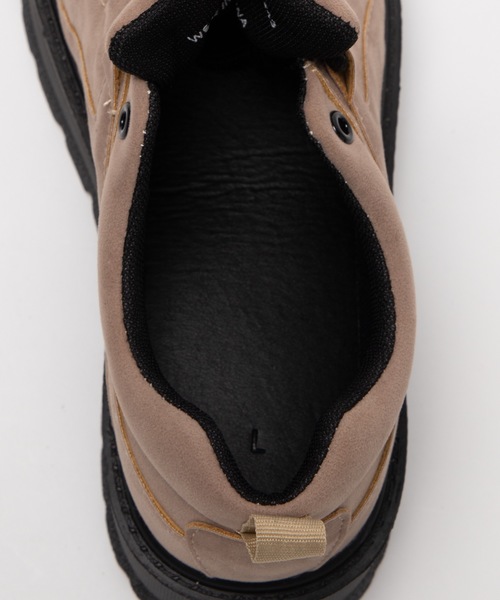 WEGO（ウィゴー）の「WEGO/トレッキングスニーカー（スニーカー・レディース・ブラック/ベージュ・MEDIUM/LARGE）」の8枚目の写真