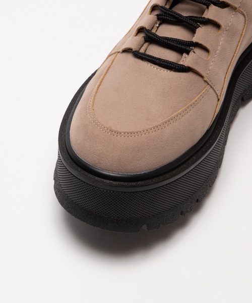 WEGO（ウィゴー）の「WEGO/トレッキングスニーカー（スニーカー・レディース・ブラック/ベージュ・MEDIUM/LARGE）」の5枚目の写真