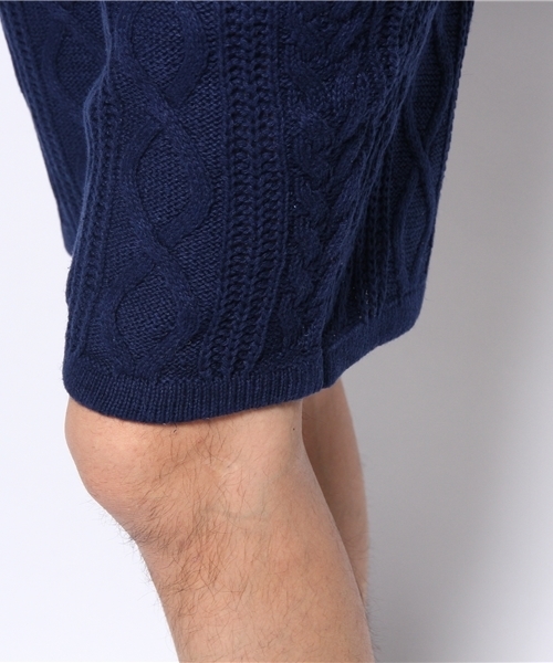 CIAOPANIC（チャオパニック）の「【Ciaopanic】ニット畦ショーツ（その他パンツ・メンズ・チャコールグレー/ブルー・MEDIUM/LARGE）」の9枚目の写真