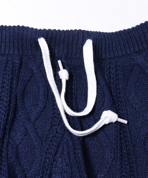 CIAOPANIC（チャオパニック）の「【Ciaopanic】ニット畦ショーツ（その他パンツ・メンズ・チャコールグレー/ブルー・MEDIUM/LARGE）」の8枚目の写真