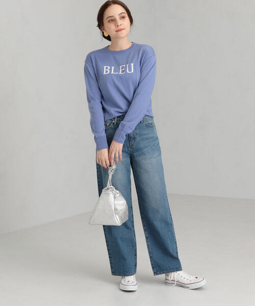 green label relaxing（グリーンレーベルリラクシング）の「FFC インターシャ プルオーバー ニット（ニット/セーター・レディース・ブラック/ターコイズブルー/ブラウン・FREE）」の5枚目の写真