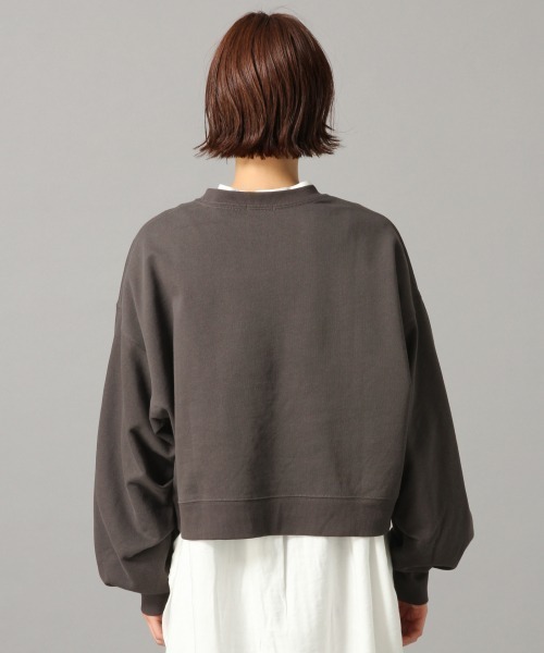 LOWRYS FARM（ローリーズファーム）の「ウラケクルーショートプルオーバー　873042（スウェット・レディース・オフホワイト/チャコールグレー/グリーン/ブルー・FREE）」の17枚目の写真