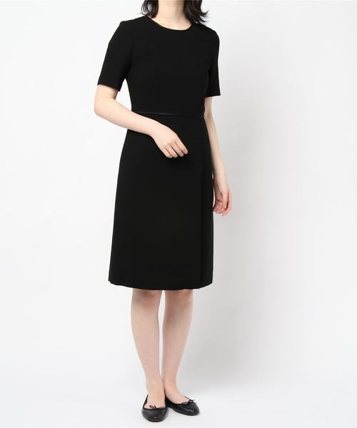 MONOIR（モノワール）の「濃染加工アンサンブル（ジャケットワンピース）（アンサンブル・レディース・ブラック・11号/9号/13号/7号/15号）」の10枚目の写真