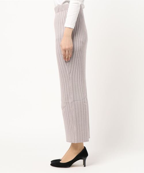 ENVYM（アンビー）の「リブＫＮＩＴタイトＳＫ（スカート・レディース・ブラック/ベージュ/グレー・FREE）」の4枚目の写真