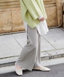 DouDou | 【新色追加】ランダムプリーツワイドパンツ(その他パンツ)