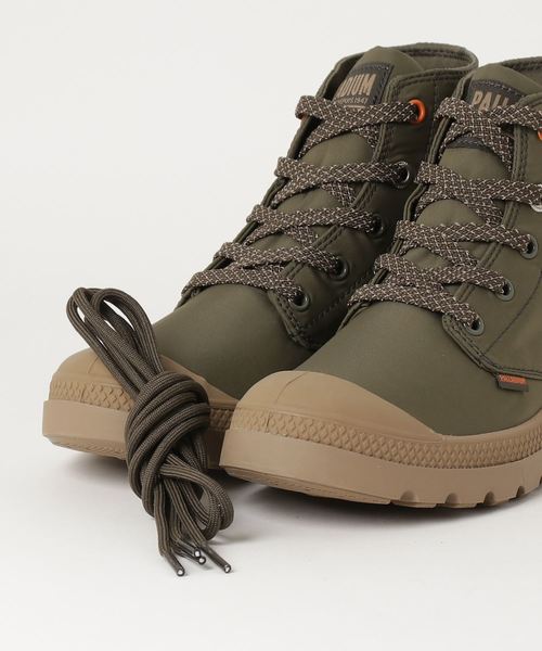 PALLADIUM（パラディウム）の「PALLADIUM/パラディウム PAMPA PUDDLE LITE+ WPM/パンパ パドルライトプラス ウォータープルーフマット（レインシューズ・メンズ・ベージュ/オリーブ/ブラック×レッド/ブラック×ホワイト・27.5cm/26cm/24cm/23.5cm/28cm/26.5cm/24.5cm/25cm/22.5cm/25.5cm/23cm/27cm）」の6枚目の写真