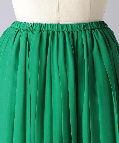 BLAMINK ブラミンク　プリーツスカート BLAMINK(ブラミンク)｜サイドベルトプリーツスカート/ブラック