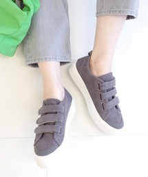 AmiAmi | 厚底ベルクロコーデュロイスニーカー(スニーカー)