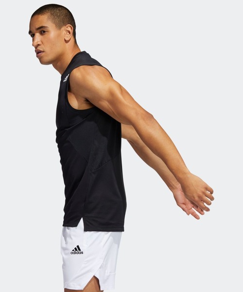 adidas（アディダス）の「HEAT. RDY ノースリーブ Tシャツ [HEAT