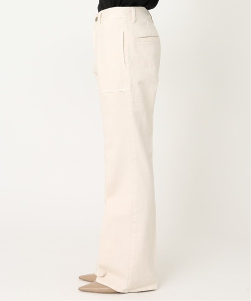 Deuxieme Classe Linen Flare パンツ Deuxieme Classe（ドゥーズィエムクラス）の「スリム フレア