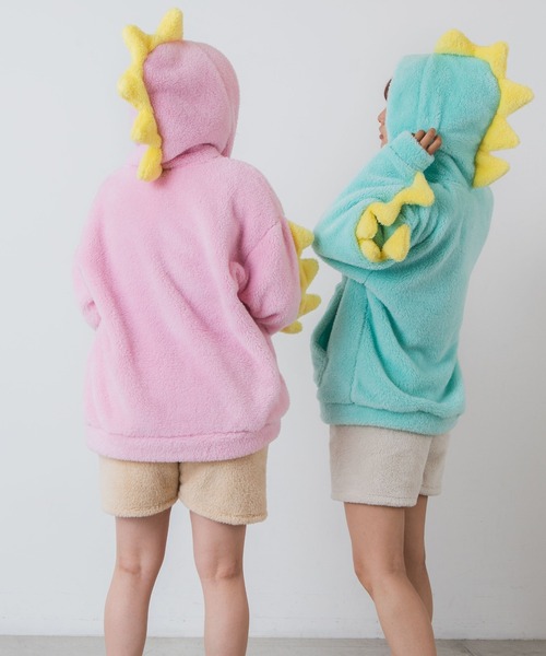 w♡c 恐竜 ザウルスパーカー WC】ザウルススウェットパーカー[品番：WG010073192]｜WEGO【WOMEN