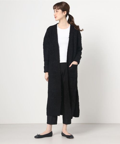 Sustainable Atmos Pink リングヤーンロングカーディガン カーディガン ボレロ Atmos Pink アトモスピンク のファッション通販 Zozotown