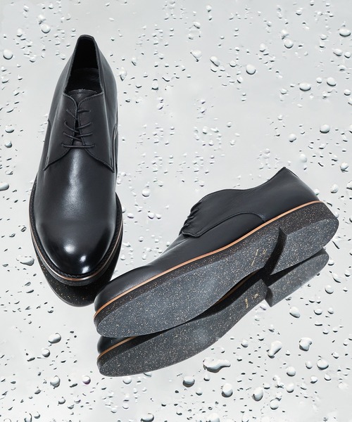 PADRONE パドローネ / WATER PROOF LEATHER DERBY PLAIN TOE