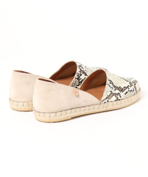 VERBENAS（ベルベナス）の「パイソンエスパシューズ（スリッポン・レディース・ベージュ・37/39/35/38/36）」の2枚目の写真