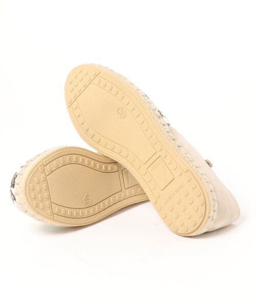 VERBENAS（ベルベナス）の「パイソンエスパシューズ（スリッポン・レディース・ベージュ・37/39/35/38/36）」の3枚目の写真