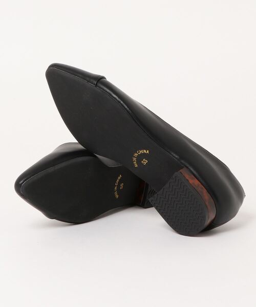 NOFALL（ノーフォール）の「ポインテッドトゥサイドオープンゴールドプレートヒール（パンプス・レディース・ブラック/アイボリー/ブラック系その他/グレー系その他2/ベージュ系その他2/ブルー系その他2・LL/3L/SS/S/M/L）」の8枚目の写真