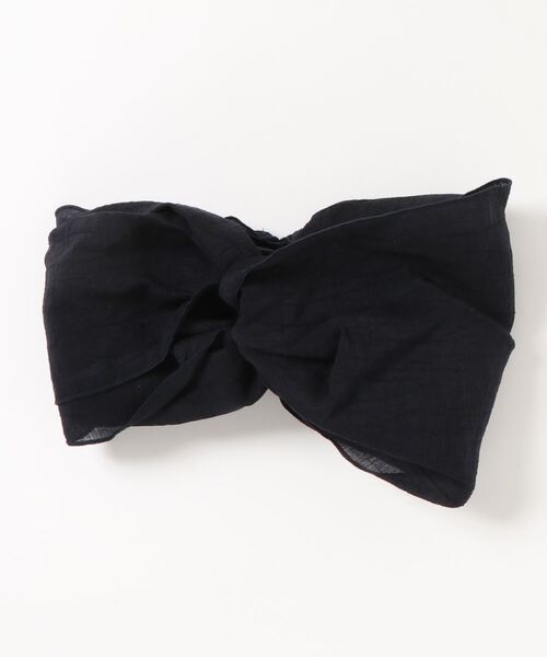 チャイハネ（チャイハネ）の「【チャイハネ】クロスヘアバンド（ヘアバンド・レディース・ベージュ/ブラウン/ネイビー/ホワイト/チャコール・FREE）」の9枚目の写真